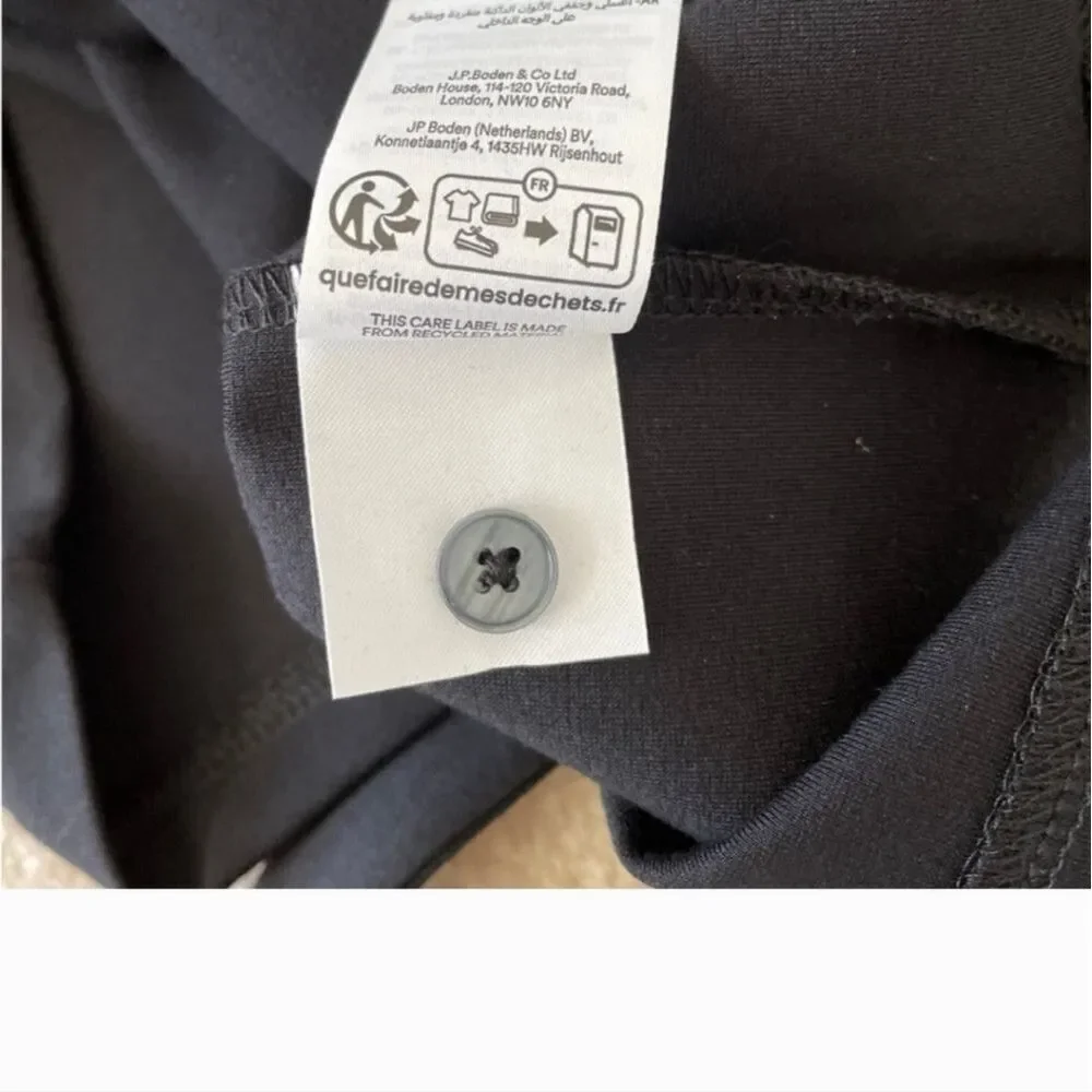 Boden Womens little black dress style Violet Ponte Shift size 6 ladies sleeves - Picture 6 of 16